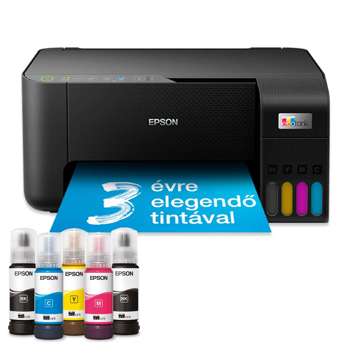 Epson C11CJ67434 EcoTank L3270 multifunkciós tintasugaras WiFi USB A4 színes 5760x1440 DPI #1