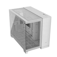 Corsair CC-9011266-WW 2500X Mid-Tower Micro-ATX fehér dupla kamrás edzett üveg táp nélküli #2