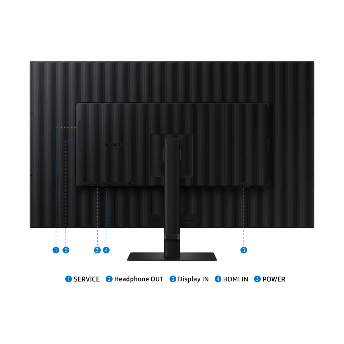 Samsung LS37D700EAUXEN ViewFinity S7 S70D 37" 4K UHD HDR10 VA 60Hz Dönthető állvány #6
