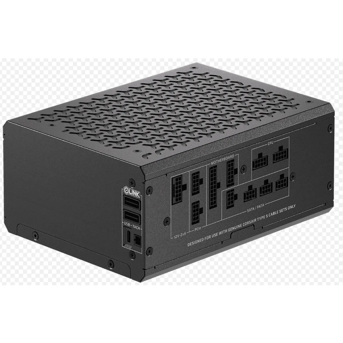 Corsair CP-9020267-EU HX1200i SHIFT moduláris 1200W iCUE Link Cybenetics Platinum ATX 140 mm ventilátor Zero RPM mód #2