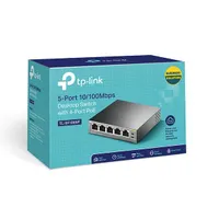 TP-Link TL-SF1005P 5-portos asztali PoE switch 4 PoE porttal 58W