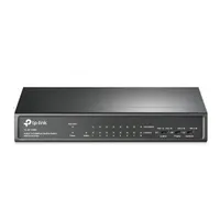 TP-Link TL-SF1009P 9-portos 10-100 Mbps PoE asztali switch 8 PoE Plus portok 1 nem PoE port 65 W Extend mód Prioritás mód Izolációs mód acél burkolat