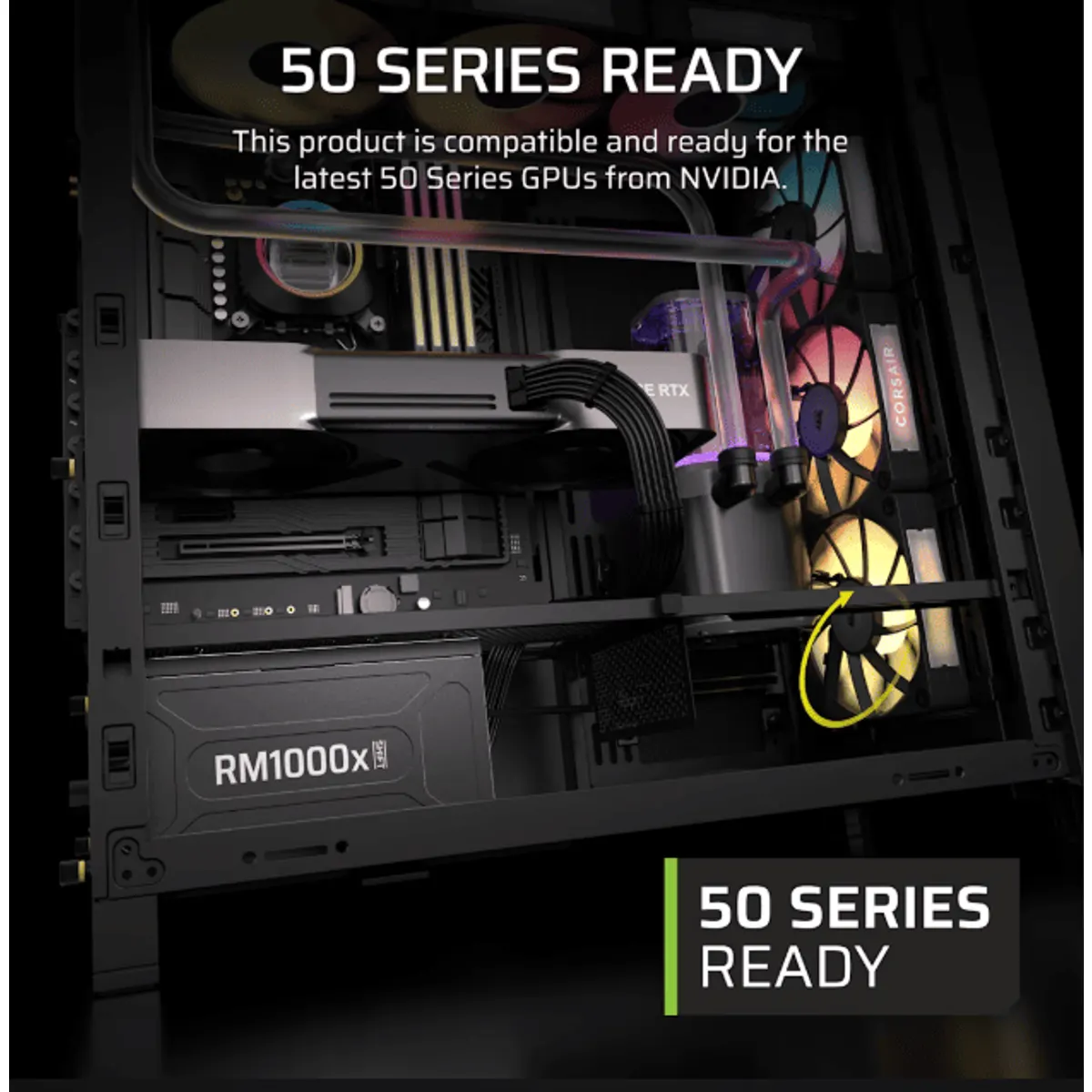 Corsair CP-9020300-EU RM1000x Shift 1000W ATX 3.1 PCIe 5.1 moduláris #3