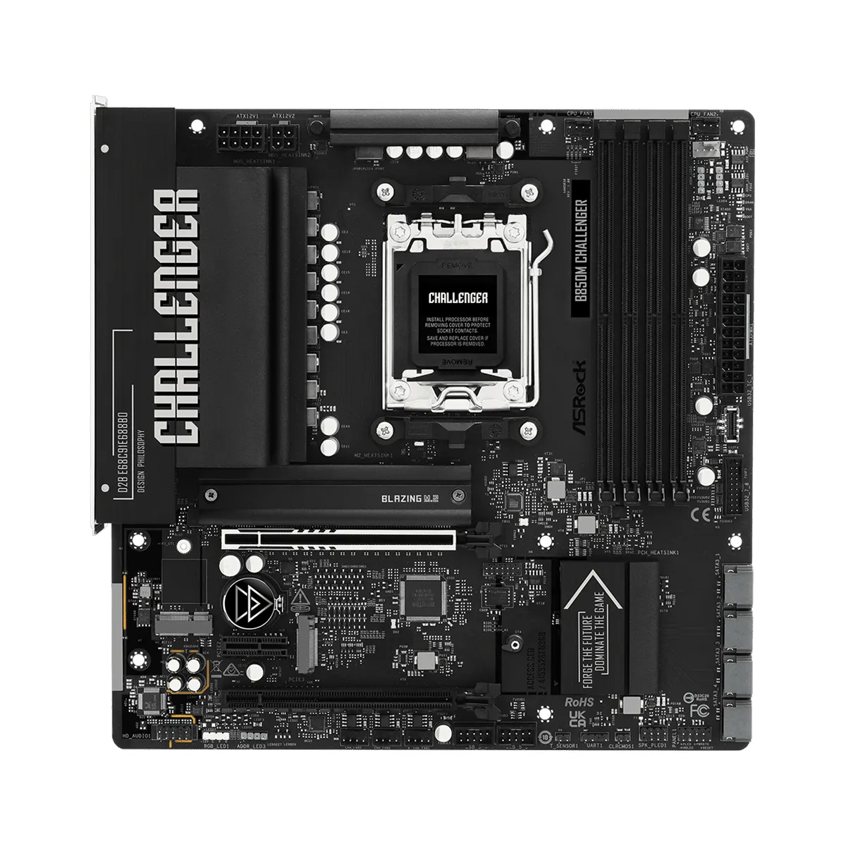 Asrock 90-MXBU30-A0UAYZ B850M Challenger AM5 DDR5 256GB 2xPCIe16 4xSATA3 RAID HDMI 7.1 LAN 2,5 Gbit/sec Micro-ATX #2