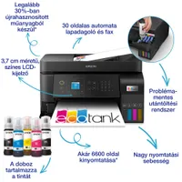 EPSON C11CK57403 EcoTank L5590 MFP, 30 lapos ADF, WiFi, LAN, Fax, 4800x1200 dpi #2