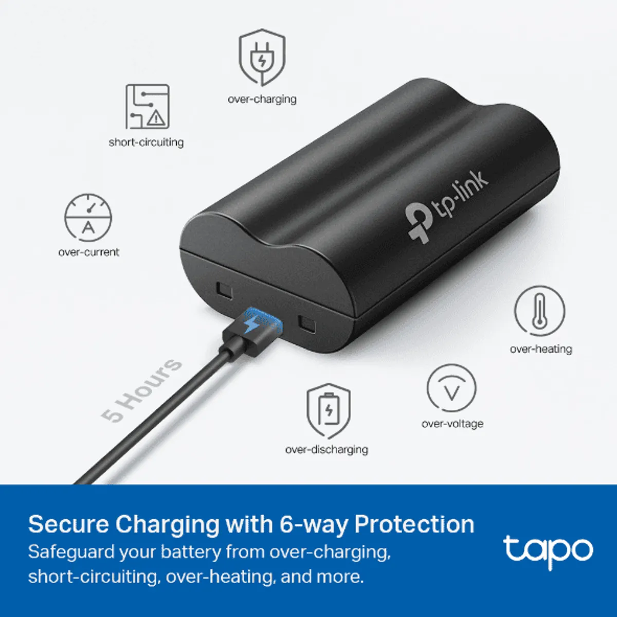 TP-Link TapoA100 akkumulátor 6700mAh 3.6V kompatibilis a Tapo Battery Camera és kaputelefonhoz #3