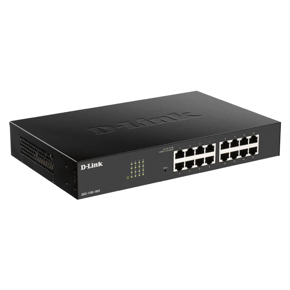D-Link DGS-1100-16V2/E 16-portos Gigabit Smart Switch L2 VLAN QoS IGMP snooping fanless #2