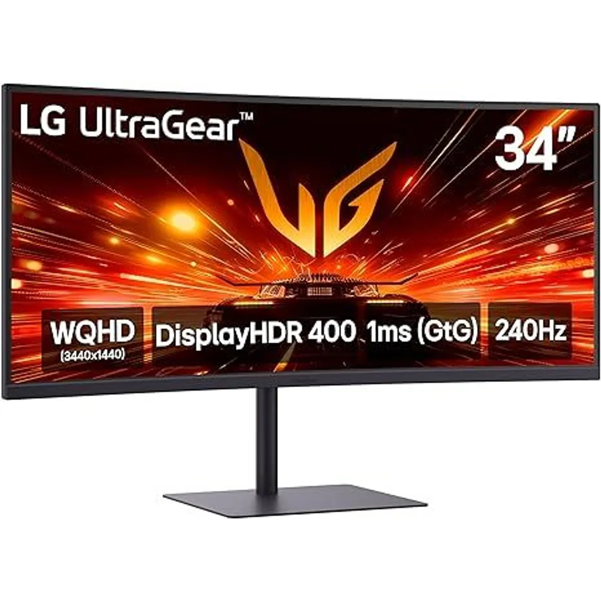 LG 34G630A-B.AEUQ UltraGear 34G630A-B 3440x1440 VA 21:9 240Hz 1ms GTG Freesync Premium HDMIx2 DP VESA 100x100 #1