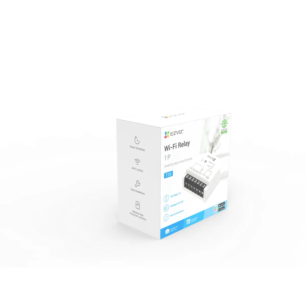 EZVIZ 304800313 T35 1 csatornás, fehér, Wi-Fi relé #5