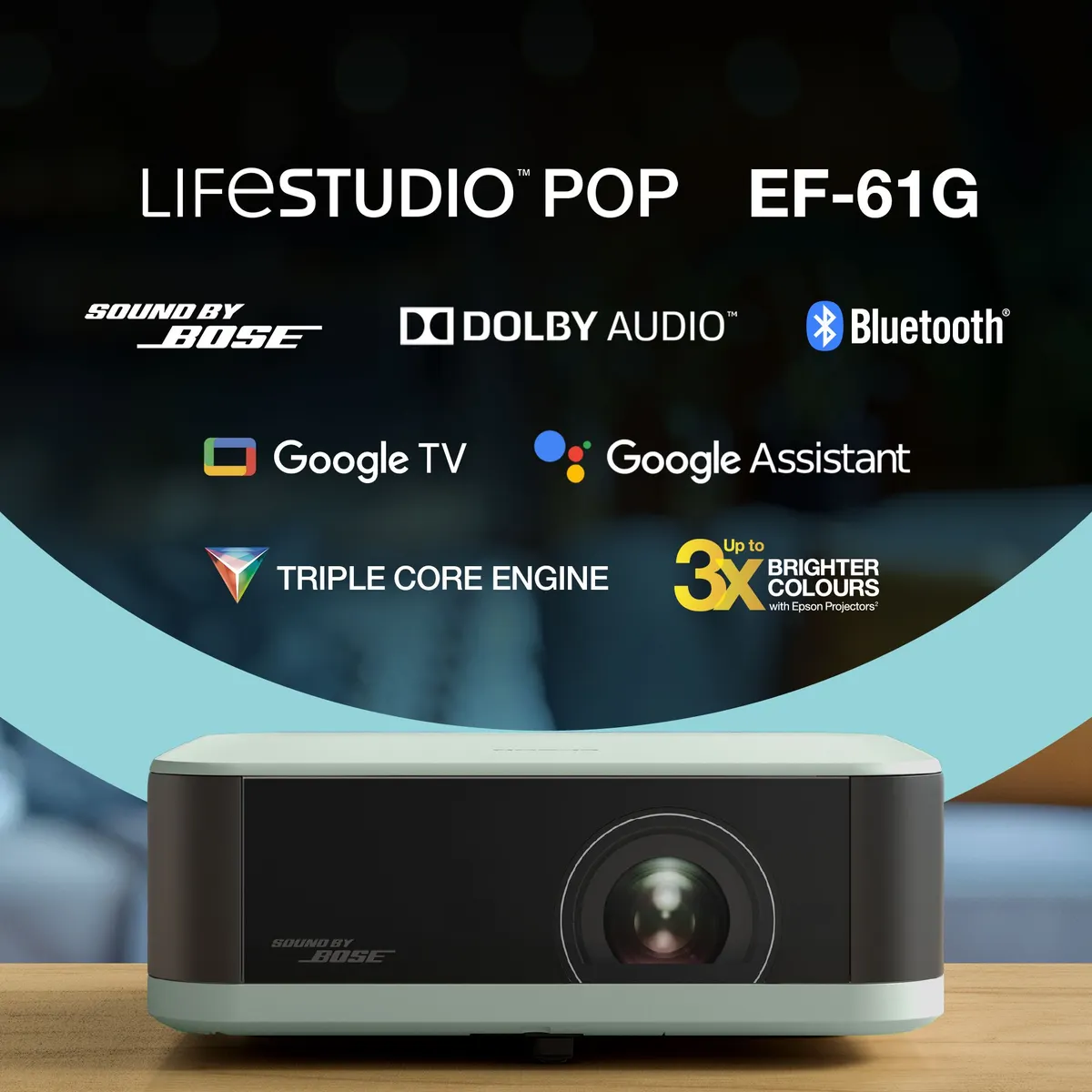 EPSON V11HB72340 Home Cinema 3LCD LED lézer-hibrid FHD 1080p, 700 ANSI lumen, Google TV, Wi-Fi, HDMI #2