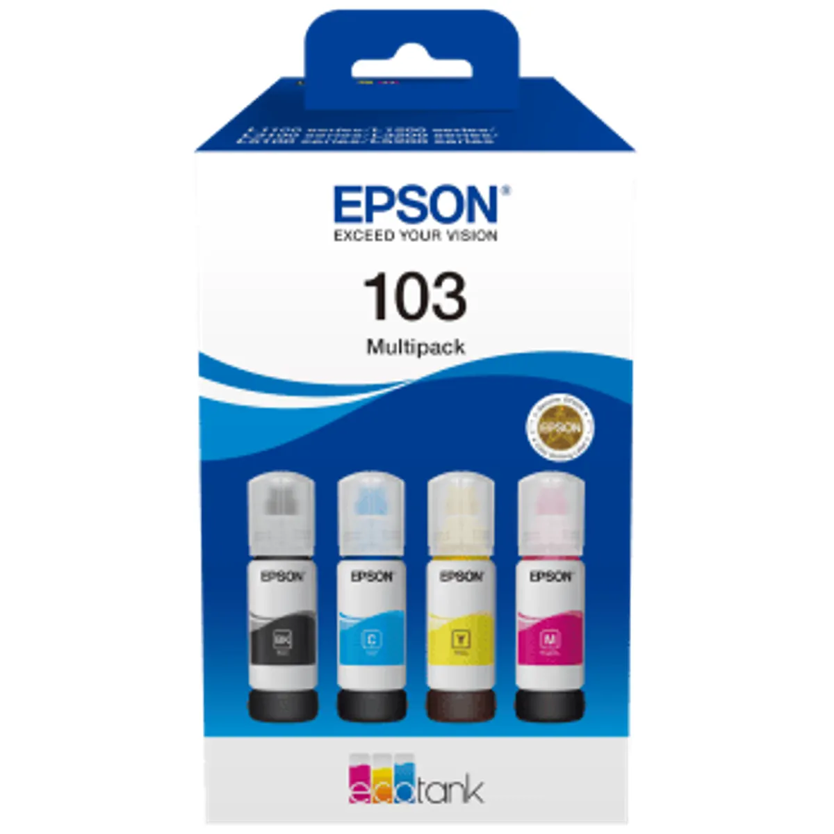 EPSON C13T00S64A EcoTank 103 CMYK tintapatronok 4x65 ml #1