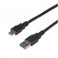 Akyga AK-USB-15 USB-C USB-A kábel 3.1 1 m fekete
