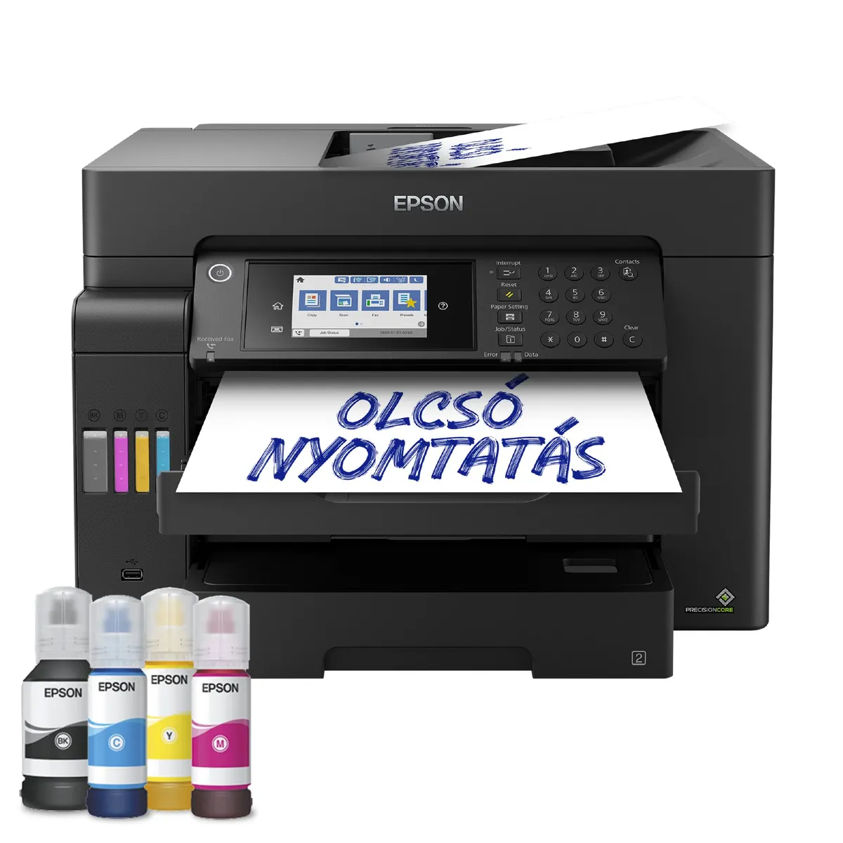 EPSON C11CH71402 EcoTank L15160 színes MFP A3 USB LAN WiFi ADF fax #1