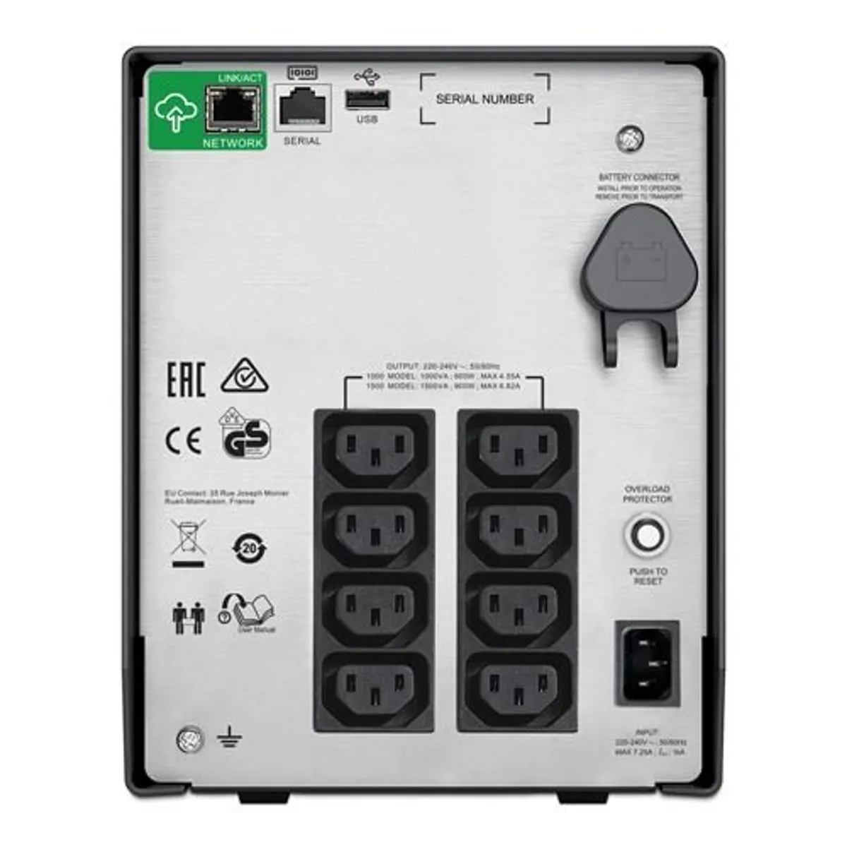 APC SMC1000IC Smart-UPS 1000VA 600W LCD USB 8x C13 #2