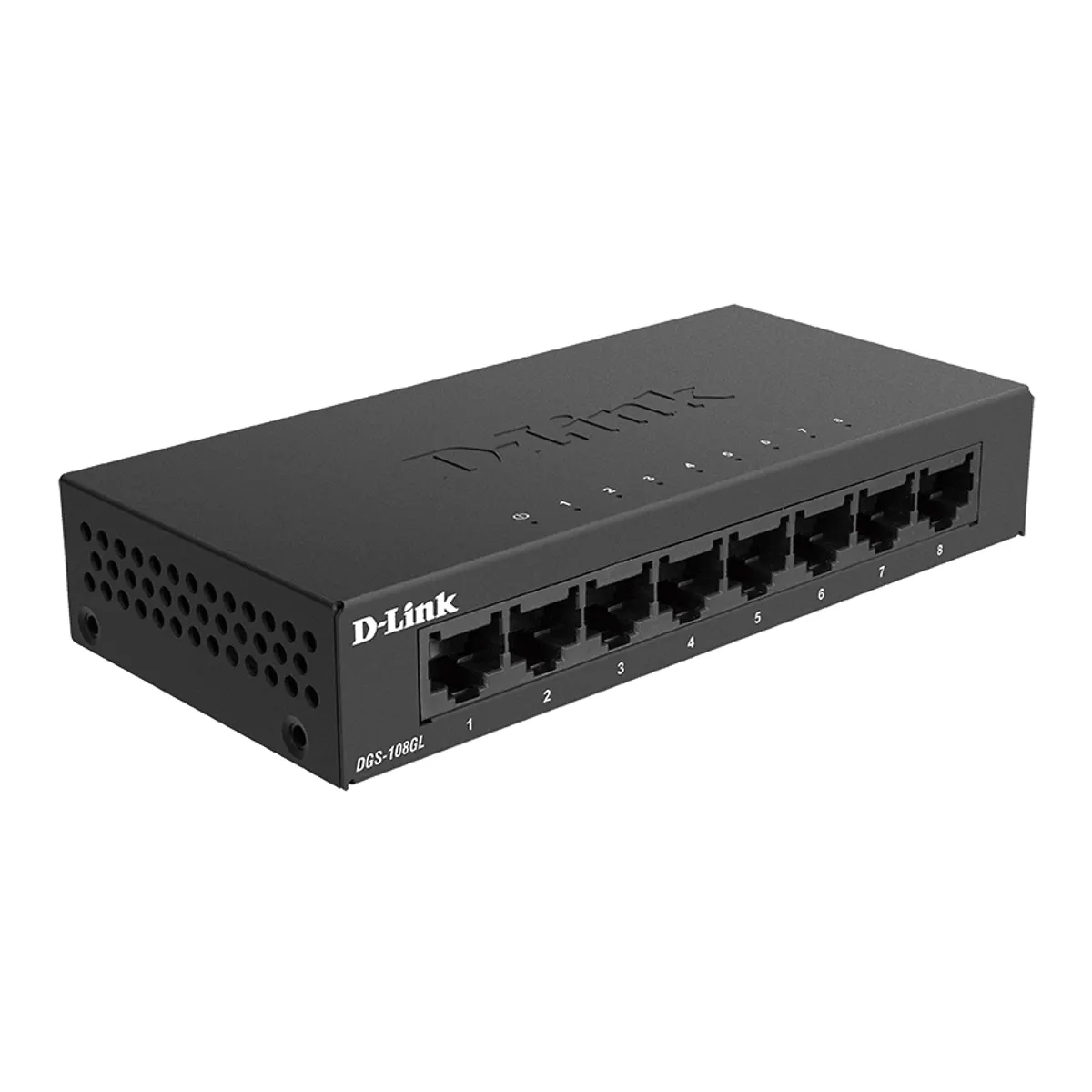 D-Link DGS-108GL/E DGS-108GL 8-portos gigabit unmanaged asztali kapcsoló fém ház 16 Gbps 802.3az 5 év garancia #1