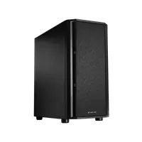 Chieftec AZ-01B-OP Pro mini mATX 0,6 mm SPCC fekete 2x 2,5" 1x 3,5" belső rekesz PSU nélkül CPU hűtő max 165 mm VGA max 330 mm