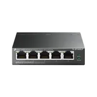 TP-Link TL-SF1005LP 5-portos 10/100 Mbps asztali PoE switch 4 PoE port 41 W