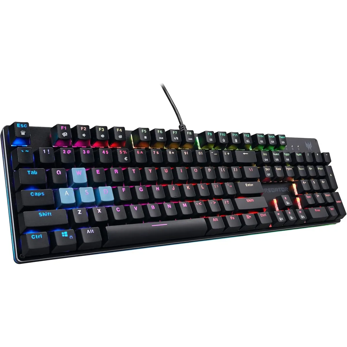 Acer GP.KBD11.048 Predator Aethon 303 PKW200 Kailh Blue mechanikus kapcsolók USB US fekete billentyűzet #1