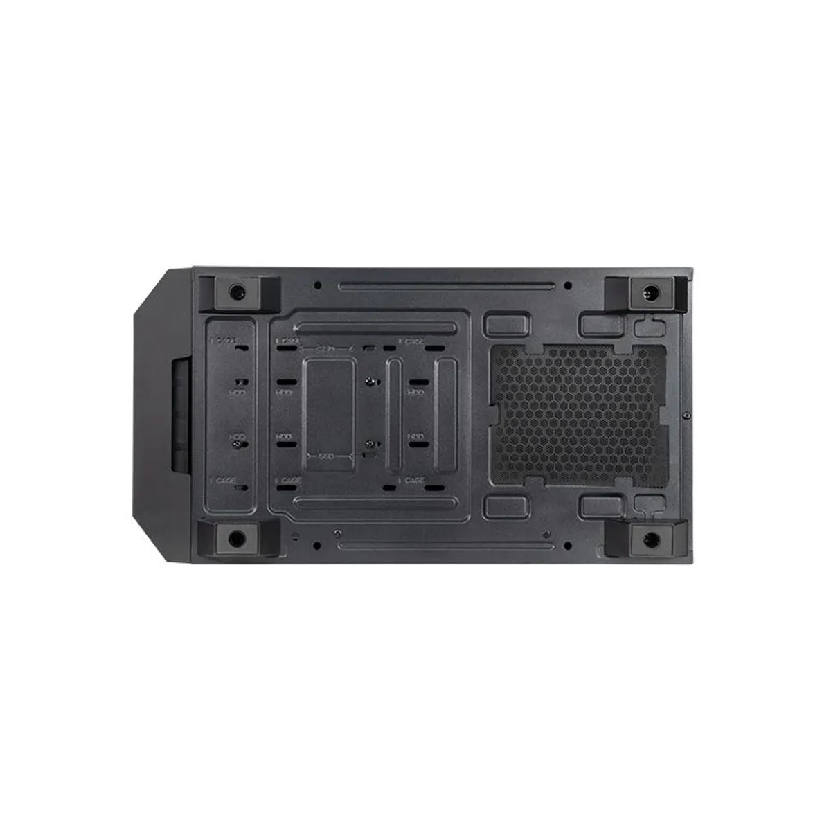 Chieftec AZ-01B-OP Pro mini mATX 0,6 mm SPCC fekete 2x 2,5" 1x 3,5" belső rekesz PSU nélkül CPU hűtő max 165 mm VGA max 330 mm #4