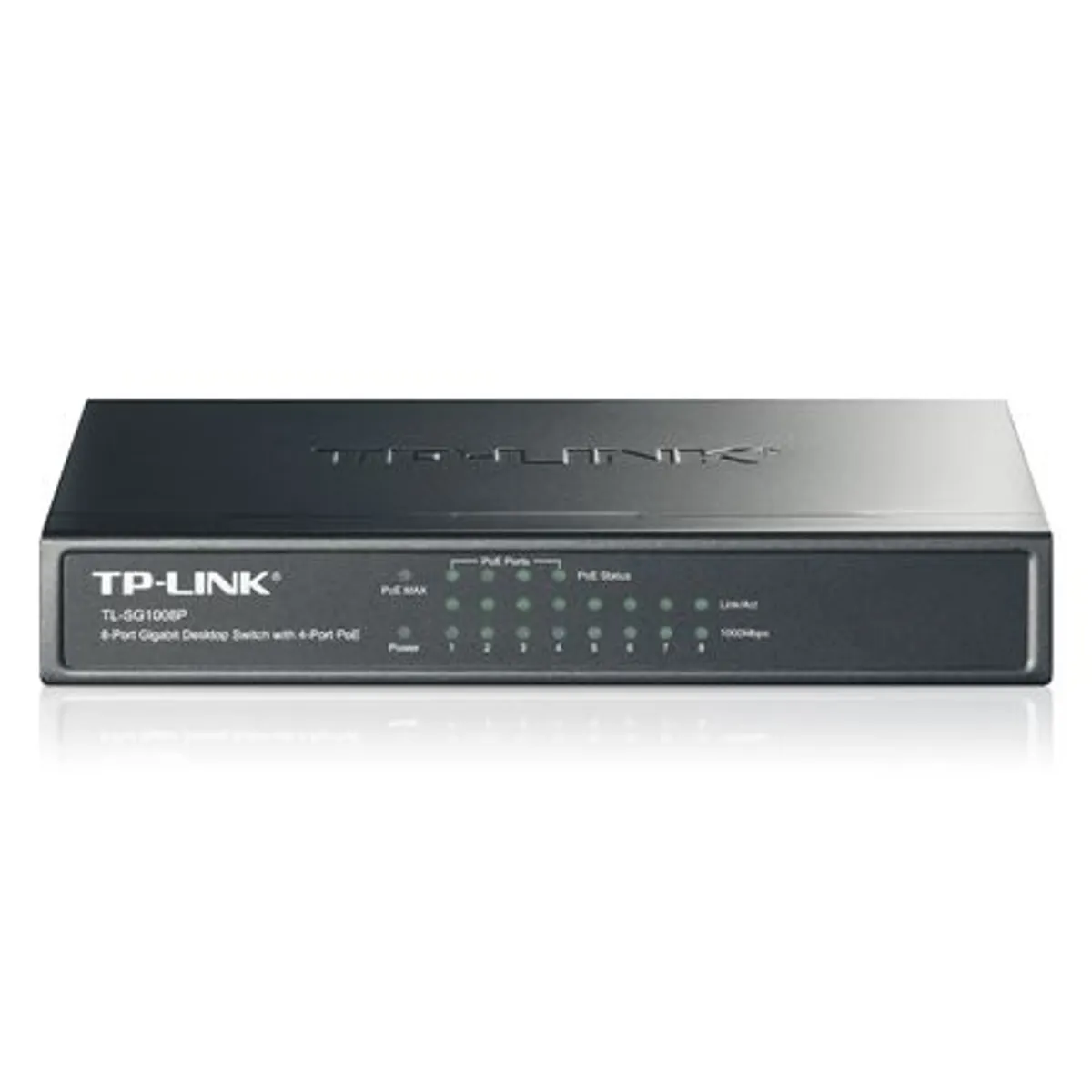 TP-Link TL-SG1008P 8-portos gigabites PoE asztali 4x PoE 55W #1