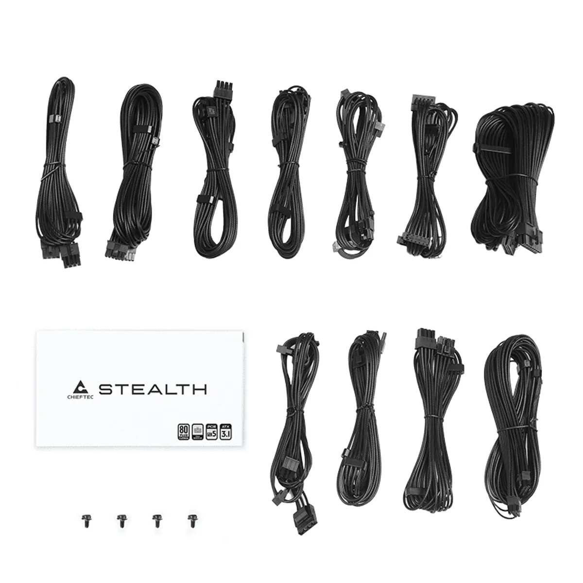 Chieftec SPX-1200-FC Stealth 1200W Vega M 80 Plus Platinum ATX 3.1 moduláris #7