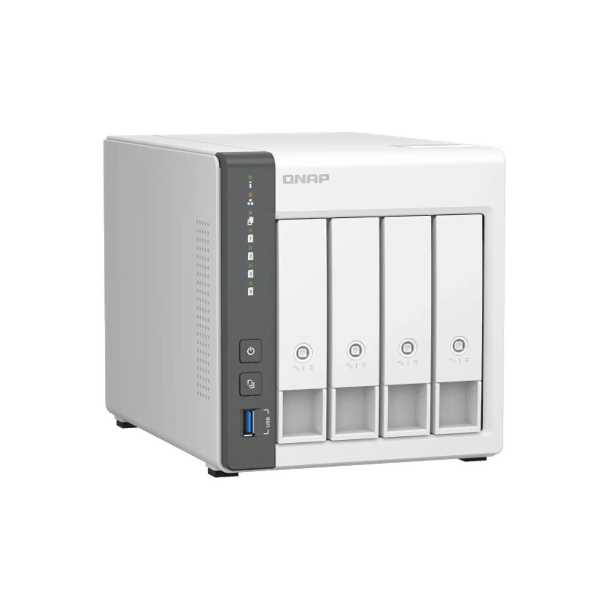 QNAP TS-433-4G TS-433 4-fiókos NAS 4 GB RAM 2,5GbE és 1GbE 4x 3,5" SATA #1
