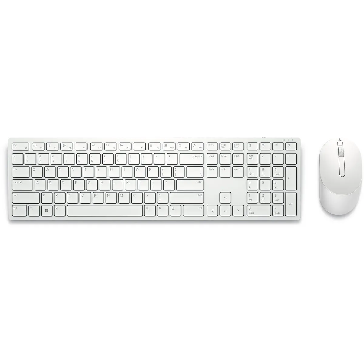 DELL 580-AKHI Pro vezeték nélküli billentyűzet és egér fehér QWERTZ 2,4 GHz #2