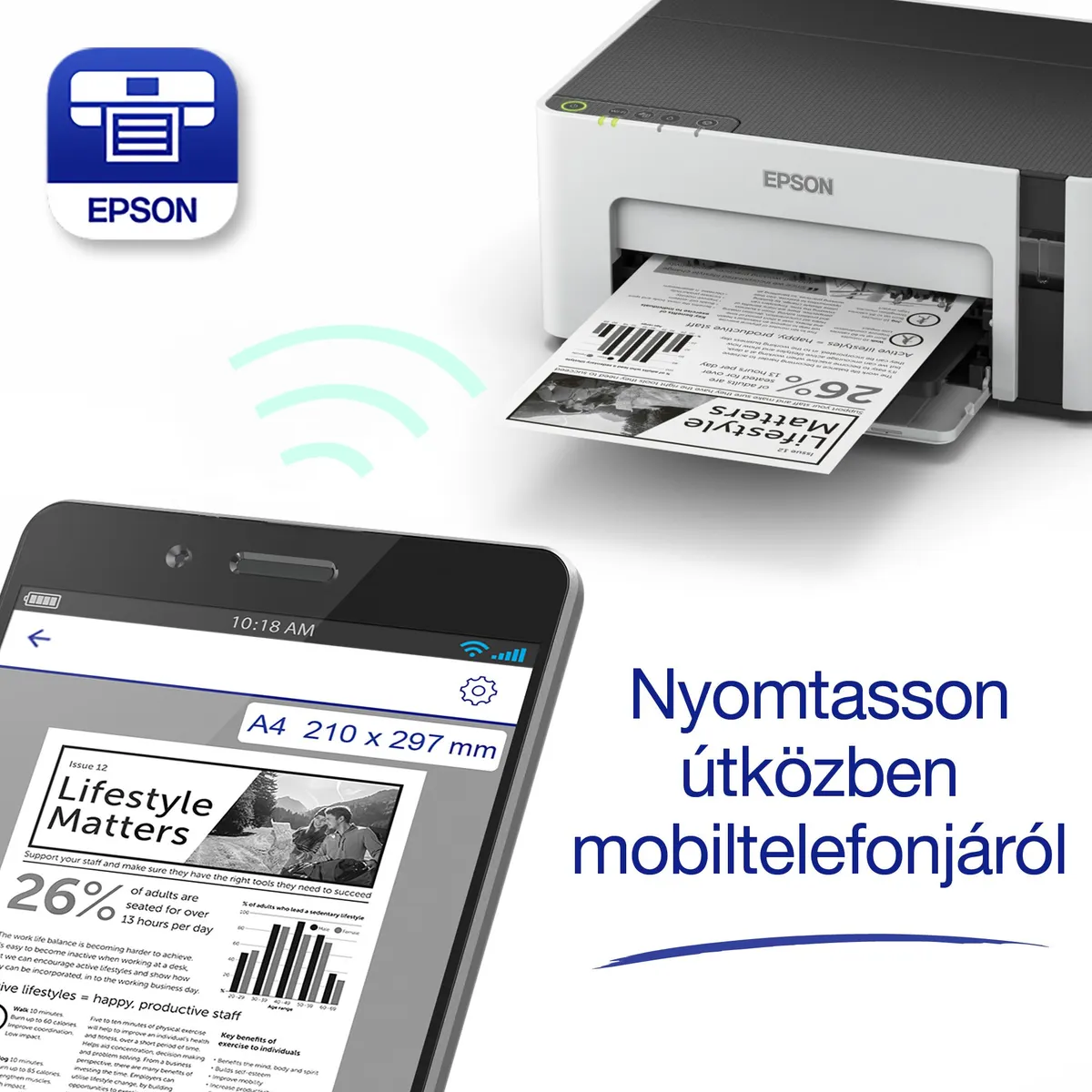 Epson C11CG96403 EcoTank M1120 mono A4 150 lap bemenet 30 lap kimenet 32 oldalperc 1440x720 DPI USB #4