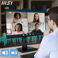 MSI PRO MP272PMG 27" FHD IPS 120Hz 1ms MPRT DP HDMI VGA USB kamera mikrofonnal #4