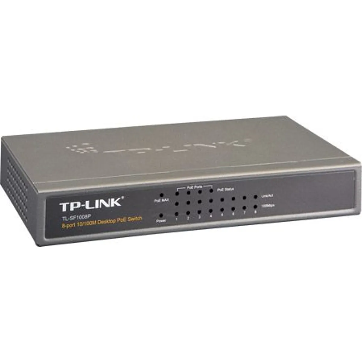 TP-Link TL-SF1008P 8 portos PoE kapcsoló 4 PoE port IEEE 802.3af kompatibilis nem menedzselt 1,6 Gbps #1