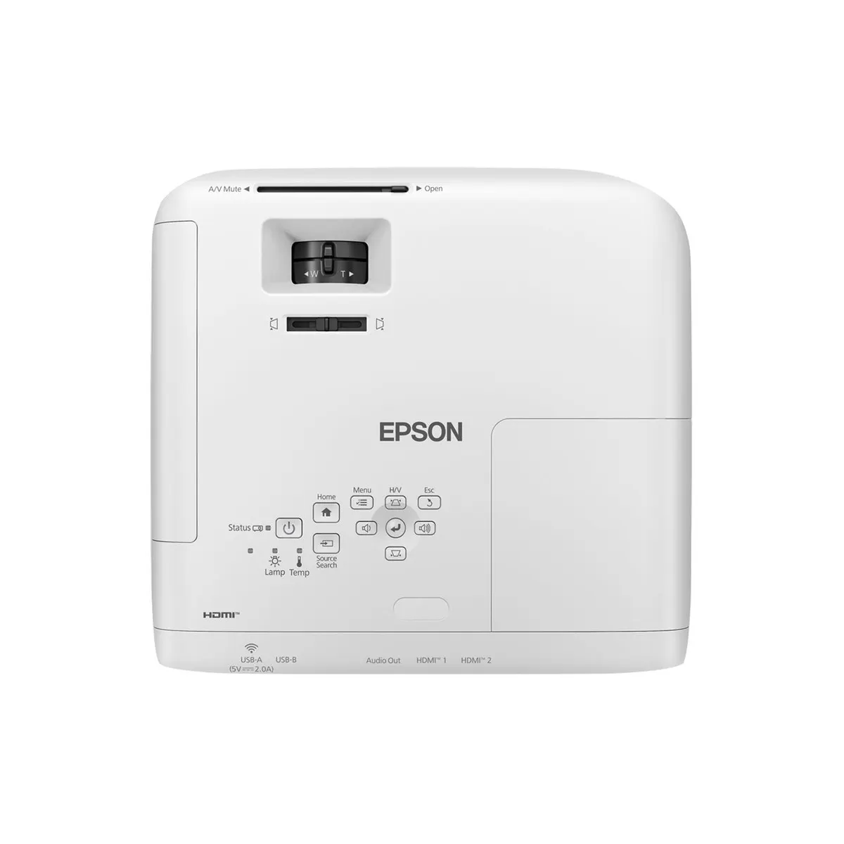 Epson V11HB63040 EH-TW840 3LCD 4000 lumen Full HD 2x HDMI USB-A USB-B 337" vetítés trapézkorrekció 30 2W hang #3