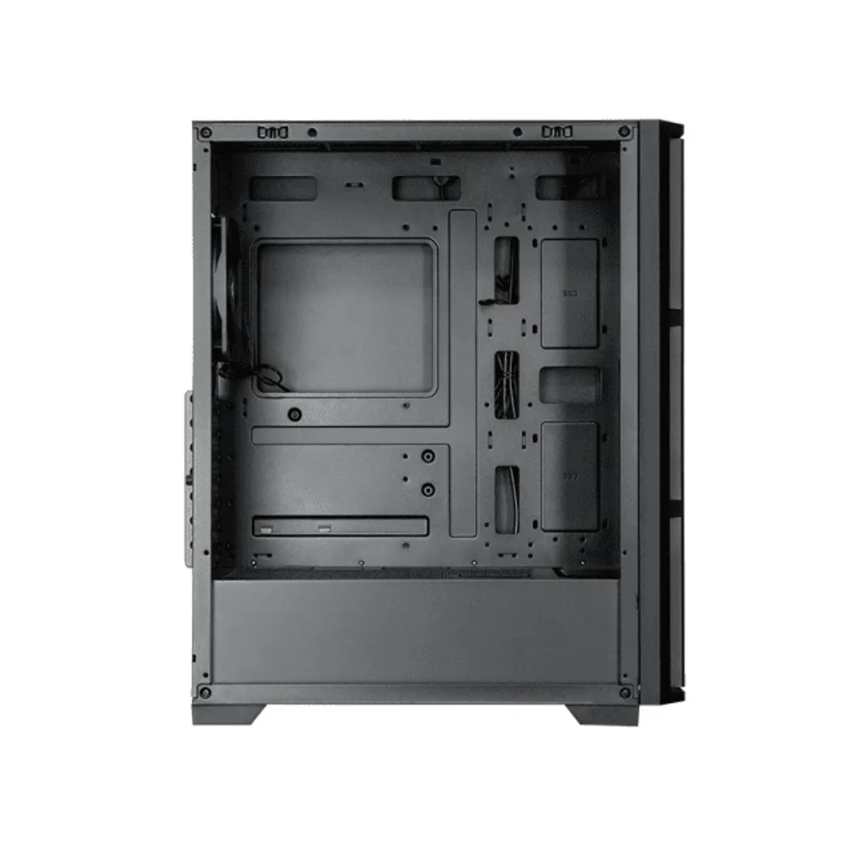 Chieftec AS-02B-TG-OP Pro Midi TG edzett üveg ATX, mATX, Mini-ITX 3x2,5 és 2x3,5 #4