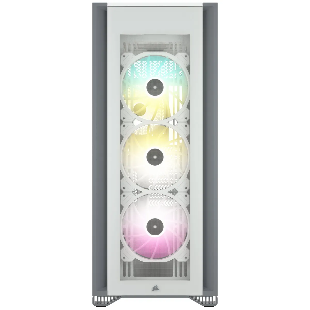 Corsair CC-9011227-WW iCUE 7000X rgb Full-Tower ATX PC-ház fehér edzett üveg 4x SP140 rgb elite 3x360 mm radiátor befogadás #2