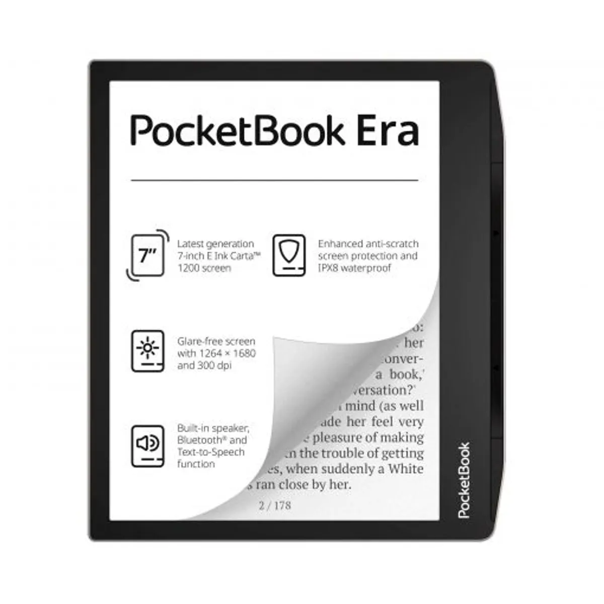 PocketBook PB700-U-16-WW Era 7" E Ink Carta 1200 16GB IPX8 WiFi Bluetooth USB-C #1