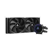 Chieftec CLC-240-BLK Iceberg 240 ARGB AiO CPU hűtő 2x120mm PWM pumpa 1800–2700 RPM LGA1700 LGA1200 LGA115x LGA1851 AM5 AM4 AM3 AM2 FM2 FM1