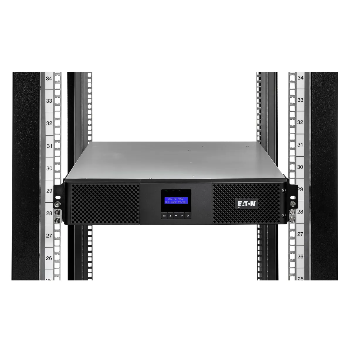 Eaton 9E2000IR rack2u UPS 2000VA 1800W RS232 USB 6xIEC-320-C13 bemenet IEC-320-C14 2 év garancia #2