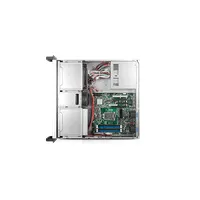 Chenbro RM24200H02*13665 2U IPC szerverház fekete előlapi ablakkal ajtó nélkül elől USB 3.0 x2 PS/2 PSU tartó középső 80 mm vent hátsó ablakkal #3
