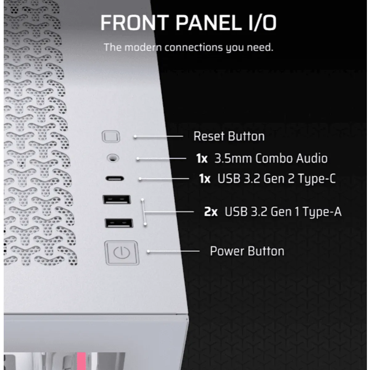 Corsair CC-9011325-WW 3500X LX-R rgb iCUE link mid-tower atx számítógépház #4