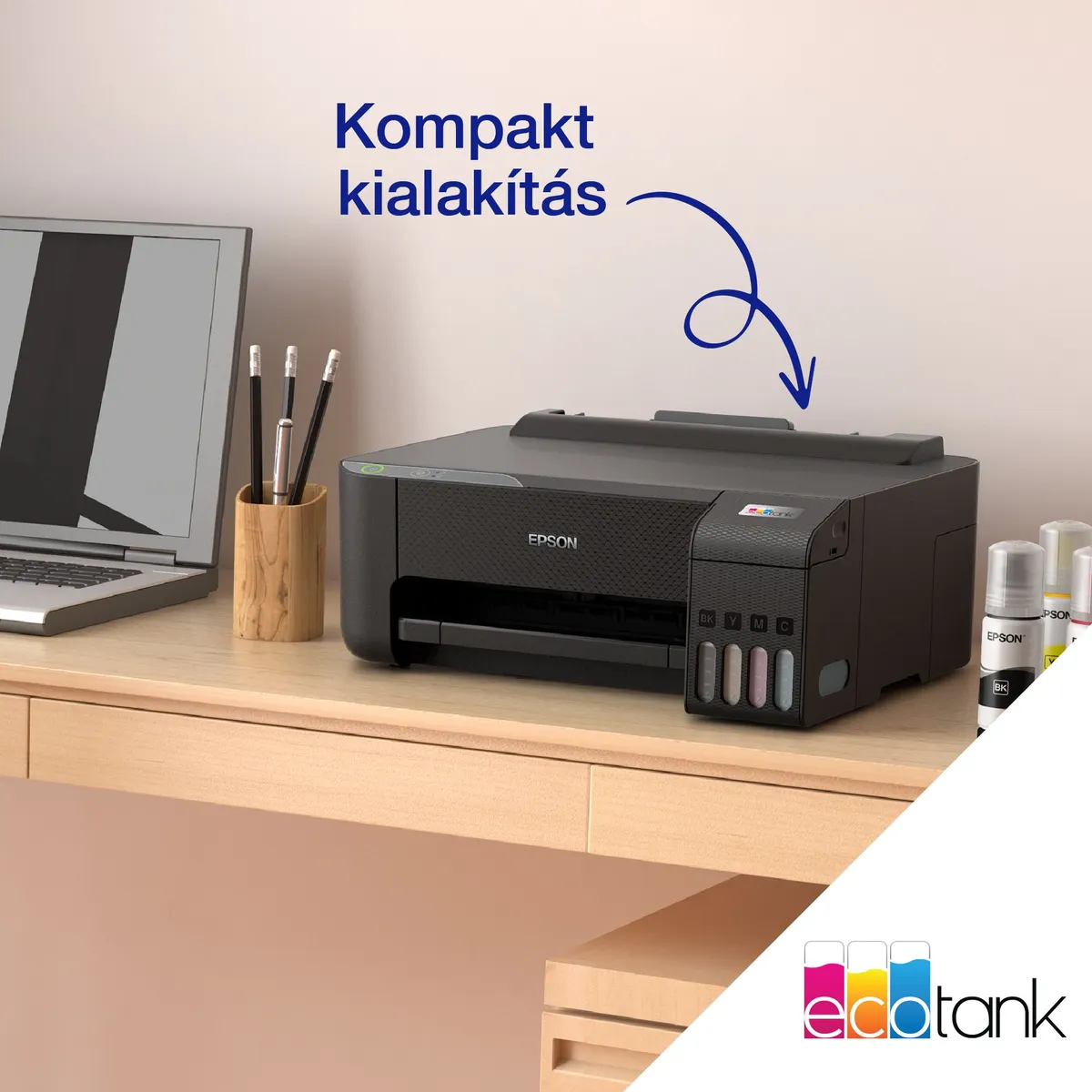 EPSON C11CJ70402 EcoTank L1230 fekete 33 oldal perc, színes 15 oldal perc, A4, kétoldalas, usb, 100 lap bemeneti, 30 lap kimeneti, 5760 x 1440 #9