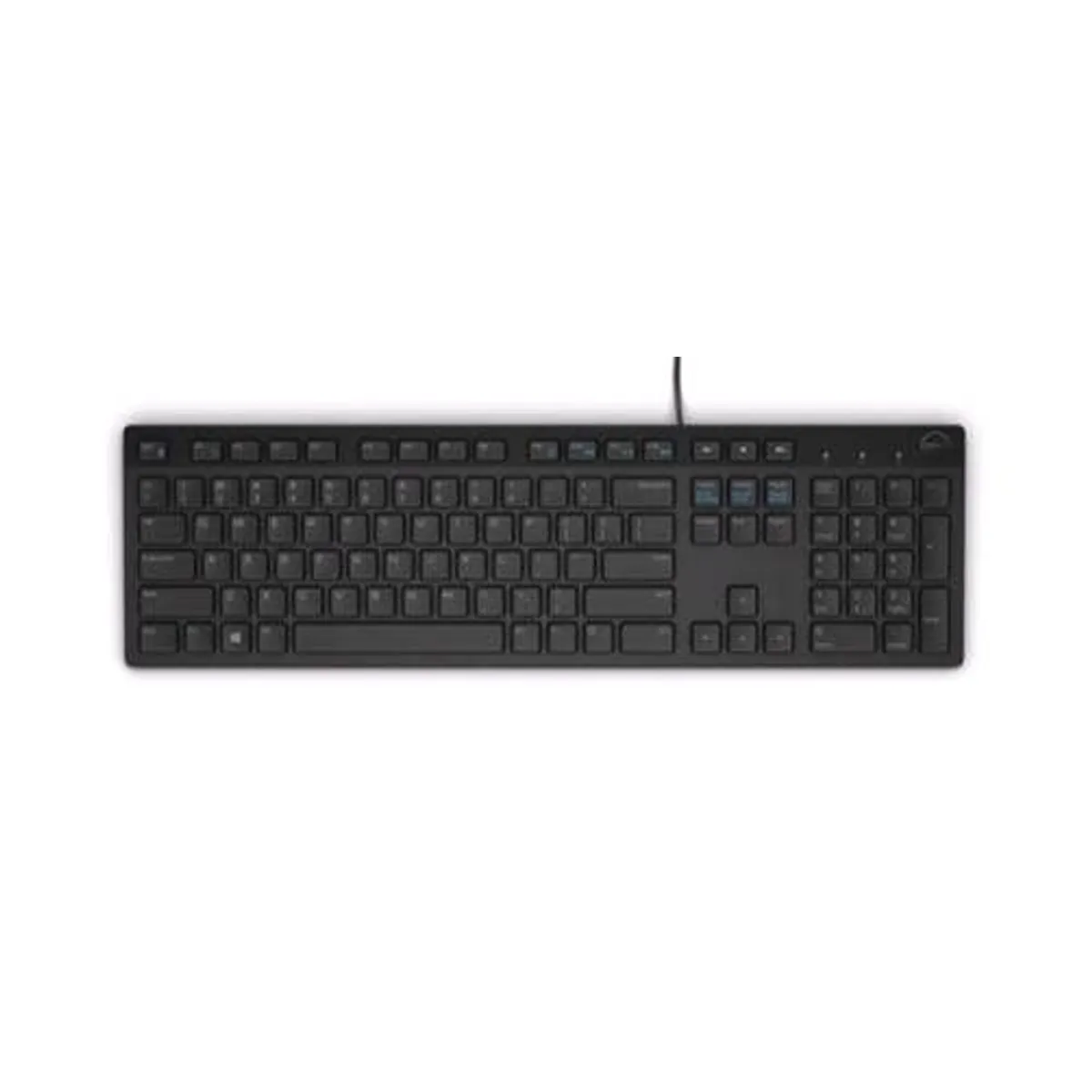 DELL 580-ADGQ KB216 vezetékes USB QWERTZ fekete multimédiás billentyűzet #1