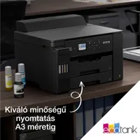 EPSON C11CJ04402 EcoTank L11160 4800x1200dpi 32ppm fekete 21ppm színes duplex WiFi LAN USB 550 bemeneti 125 kimeneti 4 soros LCD #9