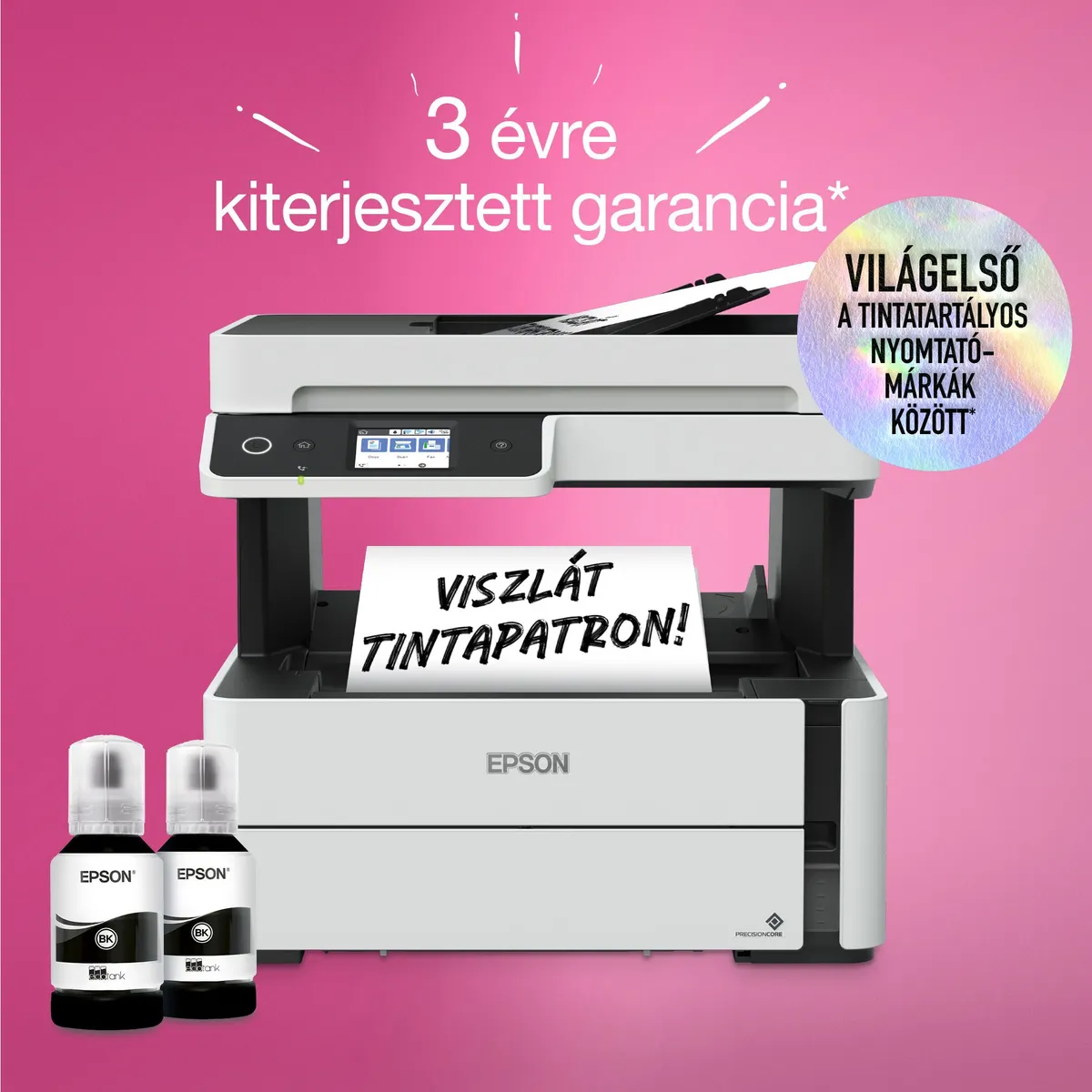 EPSON C11CG92403 EcoTank M3170 négyfunkciós mono nyomtató WiFi USB Ethernet 1200x2400 dpi 20 oldal percenként #8