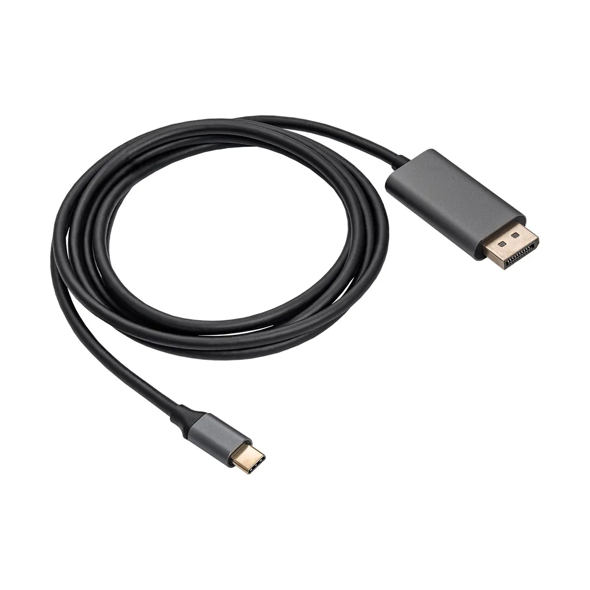 Akyga AK-AV-16 USB-C DisplayPort kábel 1,8m 4K60 DP Alt Mode aranyozott csatlakozók #1