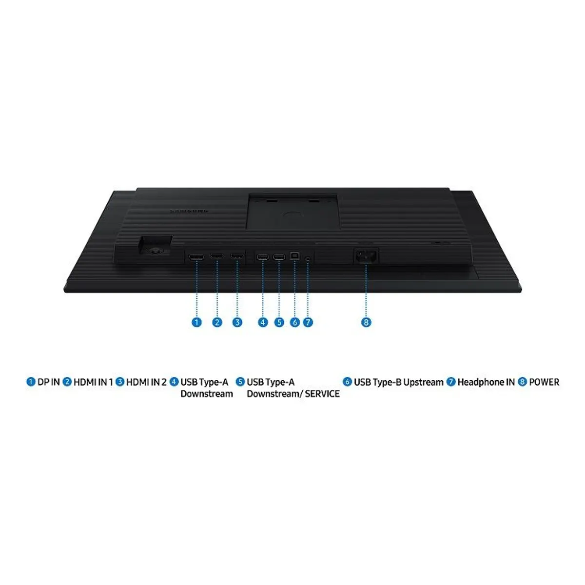Samsung LS24D406GAUXEN S40GD 24" IPS FHD 100Hz 2xHDMI 1xDP Hangszóró Pivot VESA #5