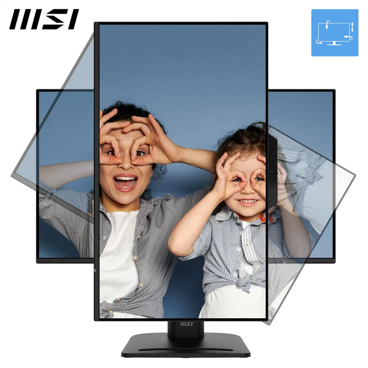 MSI PRO MP272PMG 27" FHD IPS 120Hz 1ms MPRT DP HDMI VGA USB kamera mikrofonnal #3
