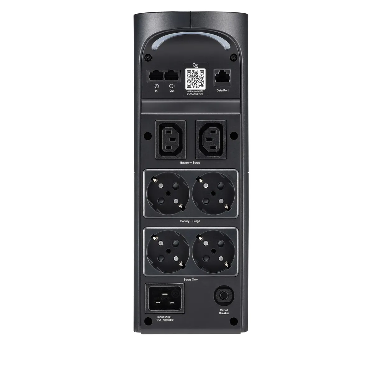 APC BGM2200B-GR Back-UPS Pro Gaming 2200VA 1320W LCD RGB vonali interaktív 6 kimenet Schuko IEC C13 #2