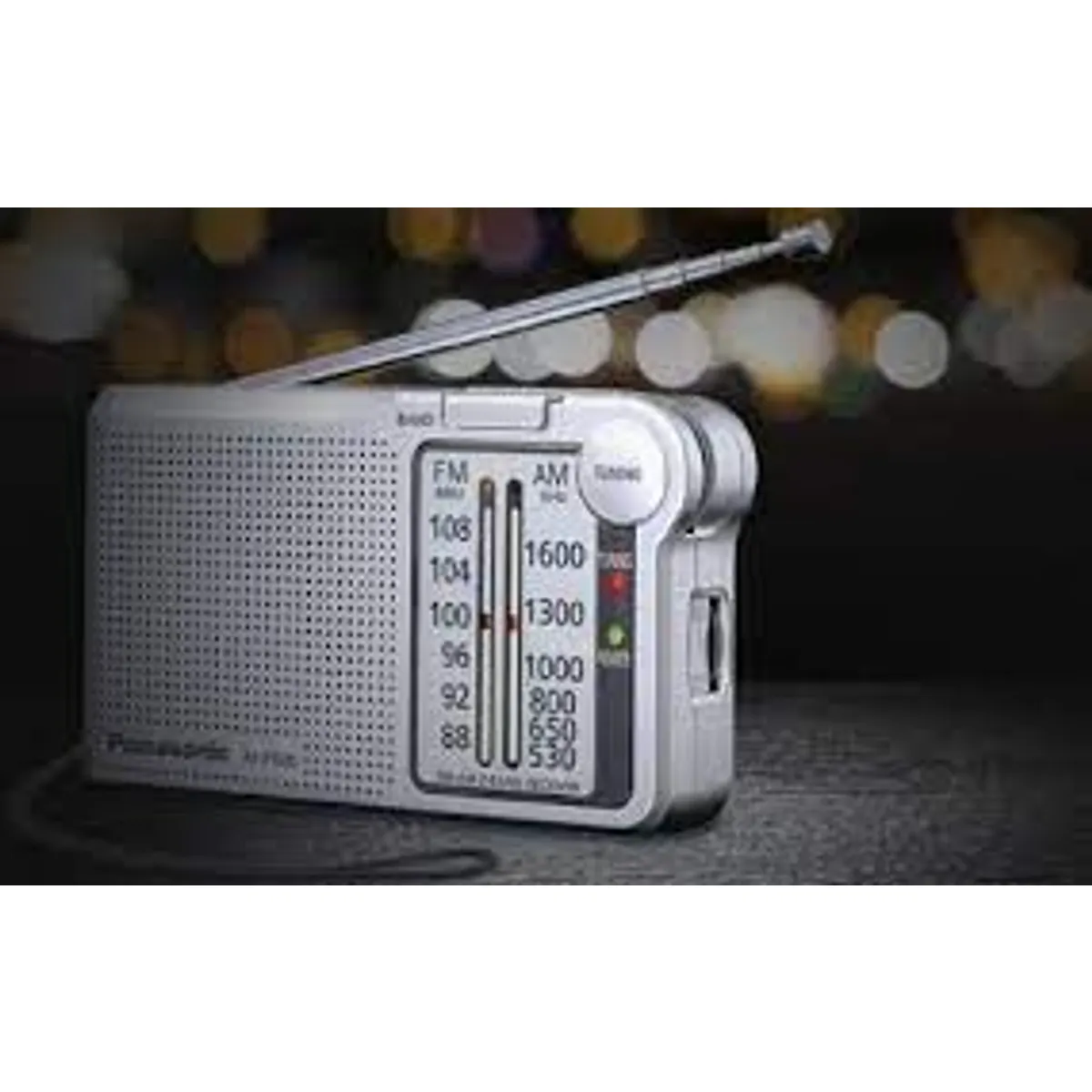 Panasonic RF-P150DEG-S RF-P150DEG digitális tuner hordozható FM-AM AFC fluoreszkáló mutató #1