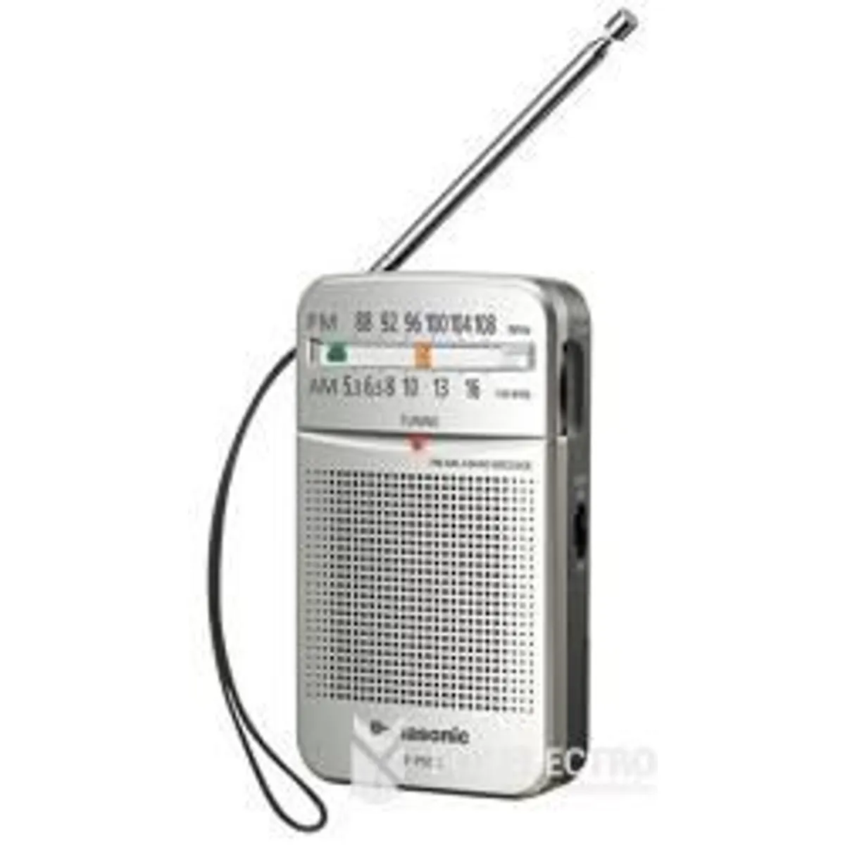 Panasonic RF-P50DEG-S zsebrádió 5,7 cm hangszóró elemes működés állomáskereső LED fejhallgató csatlakozó #1