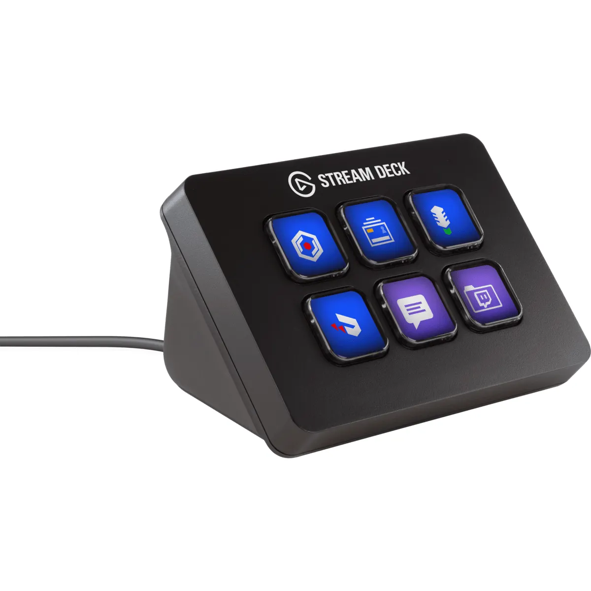 Corsair 10GAI9901 Elgato Stream Deck Mini 6 testreszabható LCD billentyű beépített USB 2.0 kábel #1