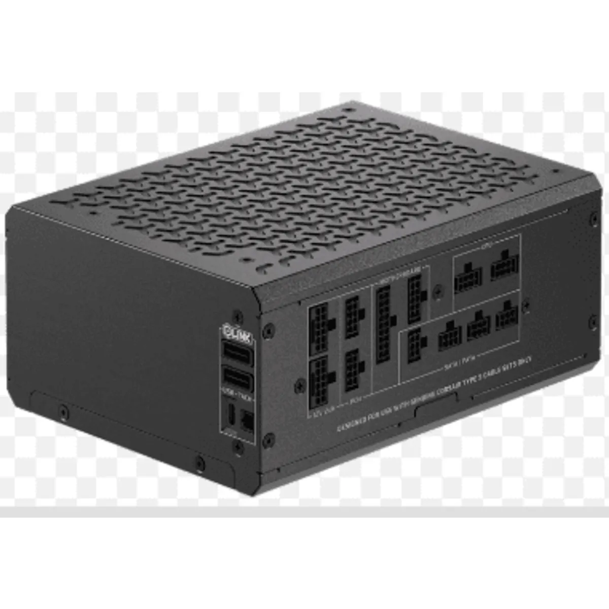 Corsair CP-9020269-EU HX1500i SHIFT iCUE LINK moduláris tápegység 1500W Cybenetics Platinum Zero RPM mód #3